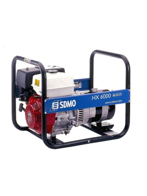 Бензиновый генератор SDMO HX 6000-C (HX 6000 S)