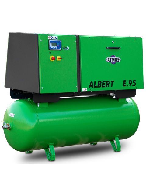 Винтовой компрессор Atmos Albert E 95-KRD с ресивером и осушителем