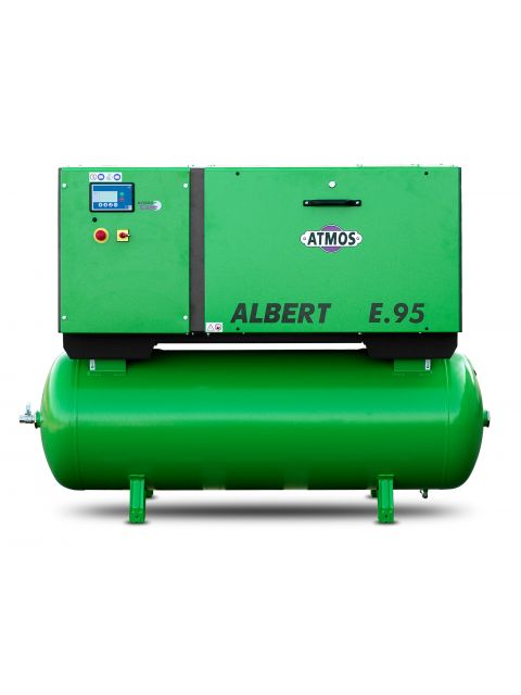 Винтовой компрессор Atmos Albert E 95-10-KRD с ресивером и осушителем