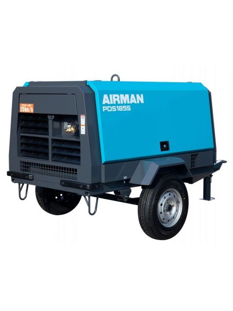 Винтовой компрессор Airman PDS185S на шасси